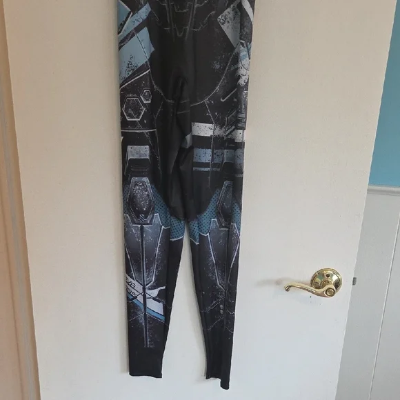 Blackmilk - Mecha Catsuit - Black and Blue Sci-Fi Jumpsuit - Size M - Picture 8 of 8